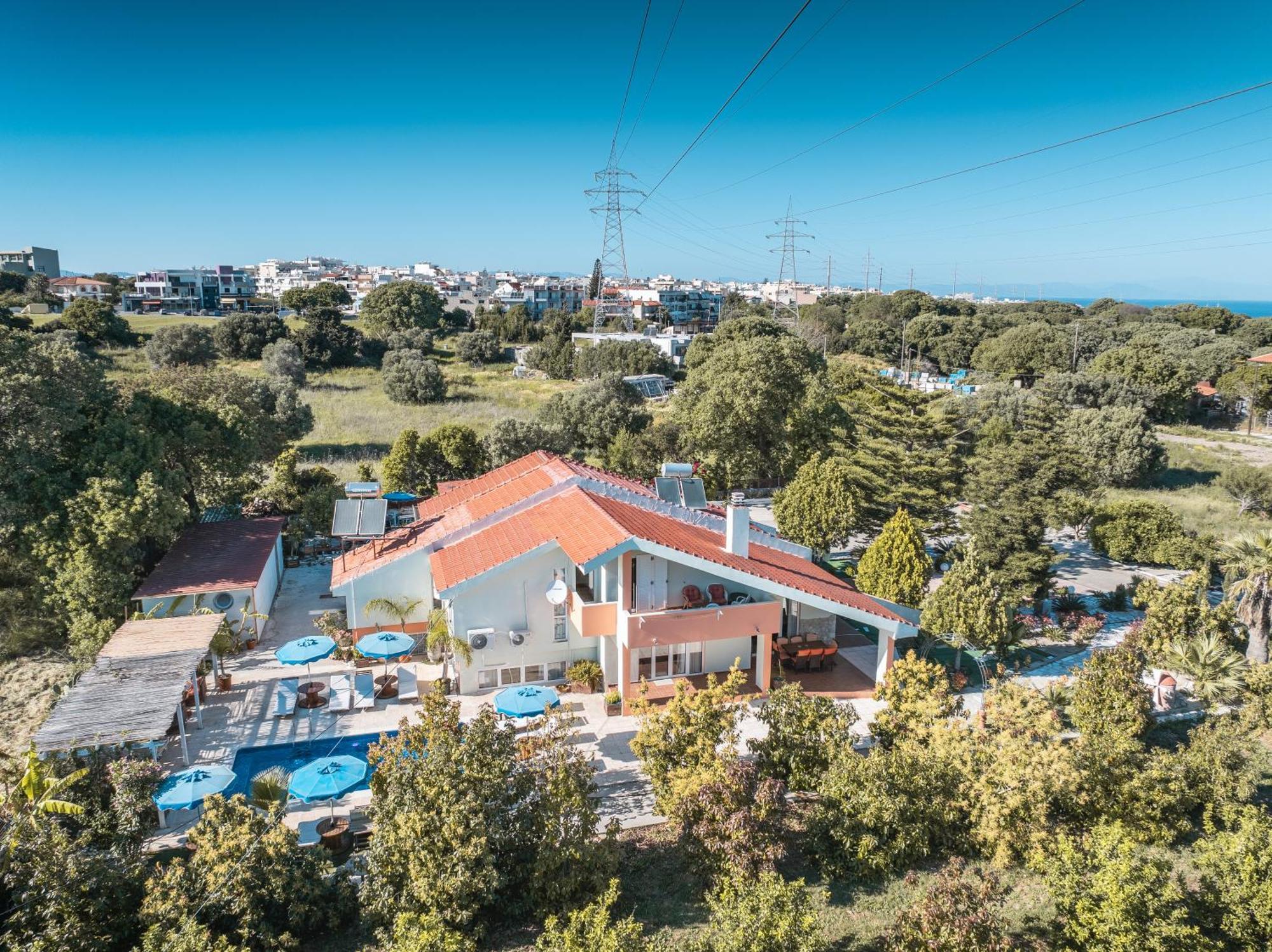 Artzy Villa Rhodes City Exterior foto